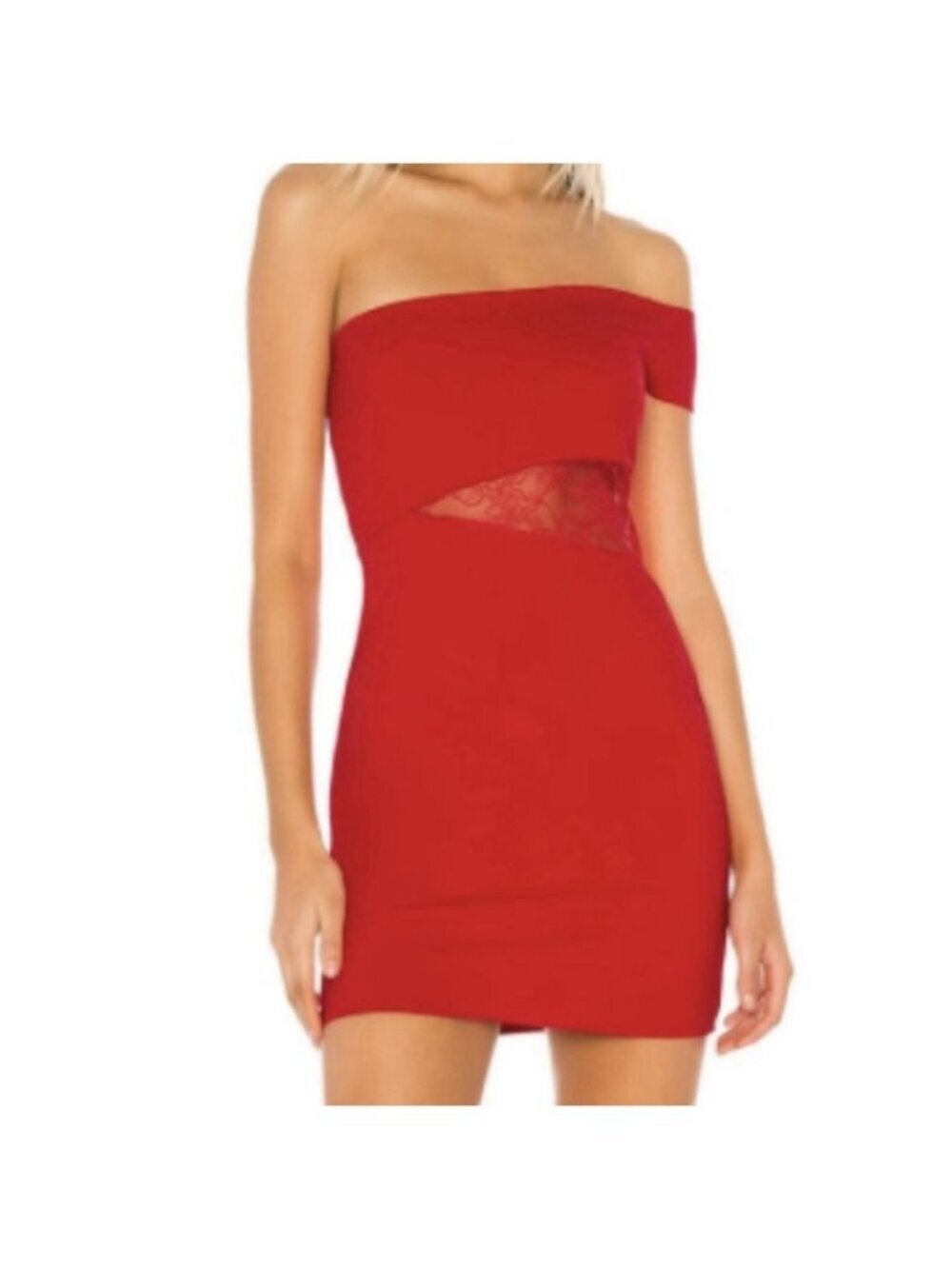 Lovers And Friends Women’s Duncan Mini Dress In Cherry Red Size Medium NWT